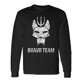 Navy Seals Original Bravo Team Proud Navy Seal Team Long Sleeve T-Shirt - Monsterry