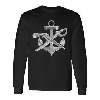 Navy Swcc Rating Insignia Long Sleeve T-Shirt - Monsterry