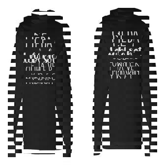I Need A Double Shot Of Whatever My Kids Are On Long Sleeve T-Shirt - Monsterry