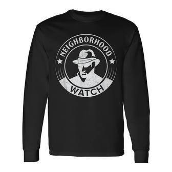 Neighborhood Watch Detective Long Sleeve T-Shirt - Monsterry CA