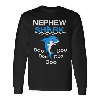 Nephew Shark Long Sleeve T-Shirt | Mazezy