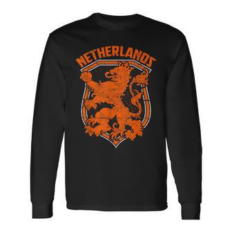 Netherlands Holland Dutch Amsterdam Nederland Dutch Long Sleeve T-Shirt - Monsterry UK