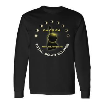 New Hampshire Solar Eclipse 2024 Watch Party Total Eclipse Long Sleeve T-Shirt - Monsterry AU
