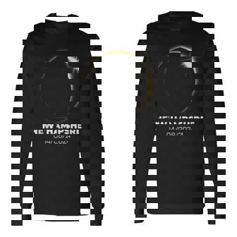 New Hampshire Total Solar Eclipse 2024 April 8 Totality Long Sleeve T-Shirt - Thegiftio