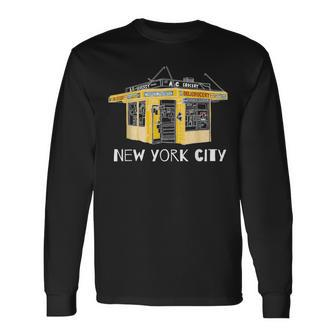 New York City Nyc BodegaFor Big Apple Fan Long Sleeve T-Shirt - Monsterry UK