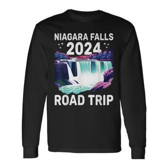 Niagara Falls Road Trip 2024 Summer Vacation Niagara Long Sleeve T-Shirt - Monsterry