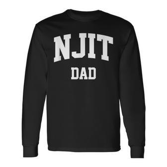 Njit Dad Athletic Arch College University Alumni Long Sleeve T-Shirt - Monsterry