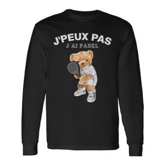 No Puedo Tengo Padel Padel Padelista Camiseta de manga larga - Regaloses