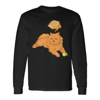 Nope Lazy Chow Chow Chow Chow Dog Long Sleeve T-Shirt - Monsterry
