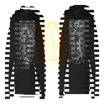 Notre-Dame De Guadalupeierge Marie Sainteierge Sainte Marie T-shirt à manches longues - Cadeauxyz