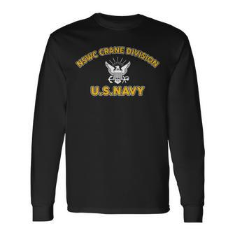 Nswc Crane Division Long Sleeve T-Shirt | Mazezy