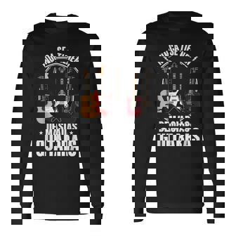 Nunca Se Tienen Suficientes Guitarras Rock Guitarrista Camiseta de manga larga - Regaloses