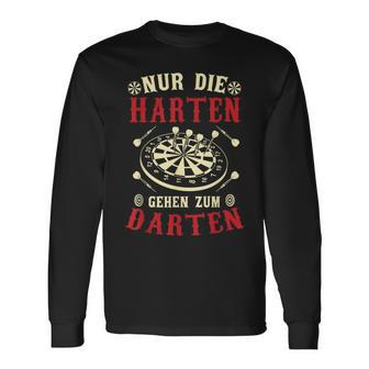 Nur Die Harten Gehzum Darten Dart Langarmshirts - Seseable