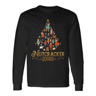 Nutcracker Squad Ballet Dance Lovely Christmas Long Sleeve T-Shirt - Seseable