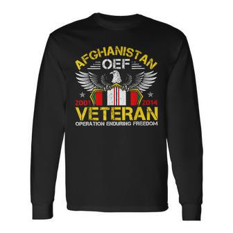 Oef Veteran Afghanistan Operation Enduring Freedom Long Sleeve T-Shirt - Monsterry DE