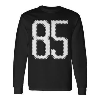 Official Team League 85 Jersey Number 85 Sports Jersey Long Sleeve T-Shirt - Monsterry UK