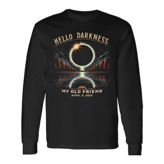 My Old Friend Solar Eclipse April 08 2024 Long Sleeve T-Shirt - Monsterry AU