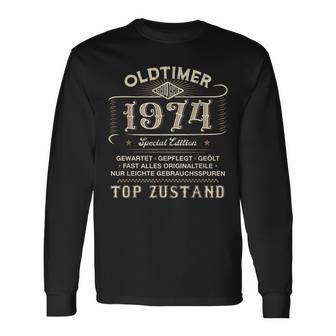 Oldtimer Baujahr 1974 Special Edition 50 Geburtstag Jahrgang Langarmshirts - Seseable