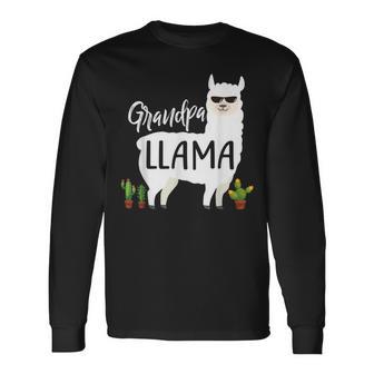 Opa Lama Geschenk Für Männer Papa Langarmshirts - Geschenkecke