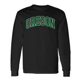 Oregon Throwback Classic Long Sleeve T-Shirt - Monsterry CA