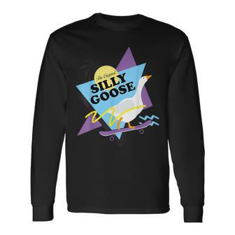 The Original Silly Goose Skate Funy Silly Goose Long Sleeve T-Shirt - Thegiftio UK
