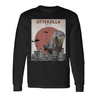Otterzilla Otter Sweet For Otter Lovers Langarmshirts - Seseable