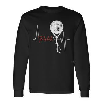 Padel Fan Athletes For Padel Tennis Player Langarmshirts - Seseable
