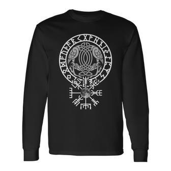 Pagan Norse For Crow Fans Long Sleeve T-Shirt - Monsterry AU