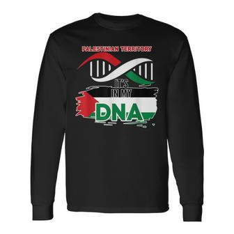 Palestinian Territory In My Blood Long Sleeve T-Shirt - Monsterry CA
