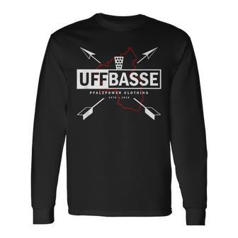 Pälzer Uffbasse Woifeschd Dubbeglas Schorle Palatine Dialect Langarmshirts - Seseable