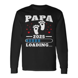 Papa 2025 Lustigesatertagsgeschenk Schwangere Langarmshirts - Geschenkecke