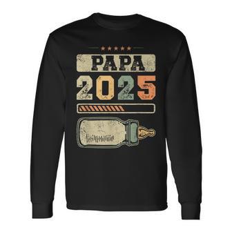 Papa 2025 Schwangerschafterkünden Werdenderater Langarmshirts - Geschenkecke