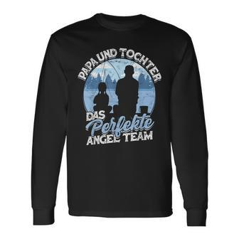 Papa & Tochter Das Perfekte Angel Team Fishing Fishing Fishing S Langarmshirts - Geschenkecke