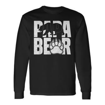 Papa Bärintage Papa Bär Liebhaber Papa Papaatertag Langarmshirts - Geschenkecke