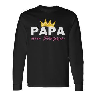 Papa Einer Prinzessin Für Lieblingpapaon Der Tochter Langarmshirts - Geschenkecke