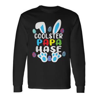 Papa Hase Osterhase Ostergeschenk Partnerlook Outfit Männer Langarmshirts - Seseable