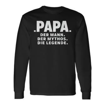 Papa Legende Füratertag Oder Geburtstag Langarmshirts - Geschenkecke