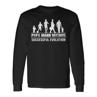 Papa Mann Held Und Legende Erfolgreiche Entwicklung Langarmshirts - Geschenkecke