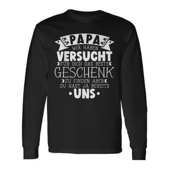 Papa Sohn & Tochter Father's Day Best Papa Partner Look S Langarmshirts - Geschenkecke