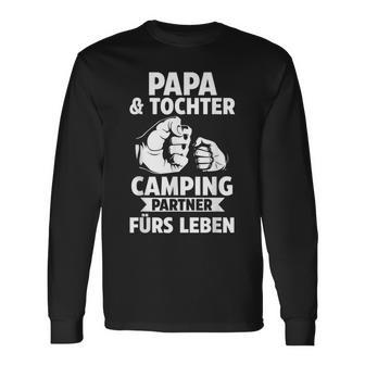 Papa Und Tochter Camper Camping Langarmshirts - Geschenkecke