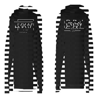 Papaw Est 2024 Father's Day Dad Grandpa Long Sleeve T-Shirt | Mazezy