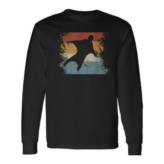 Parachutist Wingsuit Flying Skydiver For Parachuting Lovers Long Sleeve T-Shirt - Monsterry