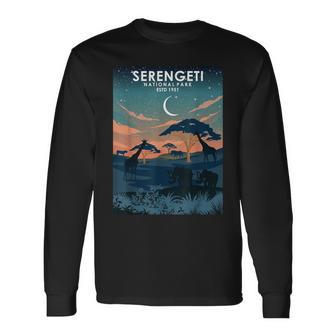 Parque Nacional Serengeti Tanzania Camiseta de manga larga - Regaloses