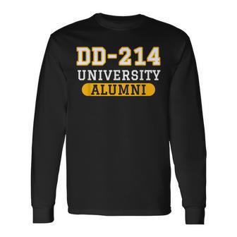 Patriotic Dd-214 Alumni Long Sleeve T-Shirt - Monsterry