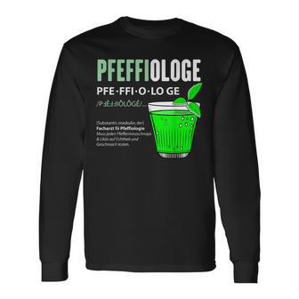 Peppermint Liqueur Peppermint Liqueur Peppermint Langarmshirts - Geschenkecke