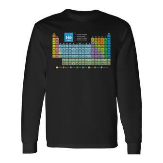 Periodic Table Of The Elements Periodic Table Of Elements Long Sleeve T-Shirt - Thegiftio UK