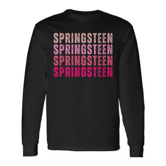 Personalized Name Springsn I Love Springsn Long Sleeve T-Shirt - Seseable