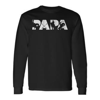 Pferd Reiter Papa Retrointage Lustig Papa Pferd Reiter Kapuzenjacke Langarmshirts - Geschenkecke