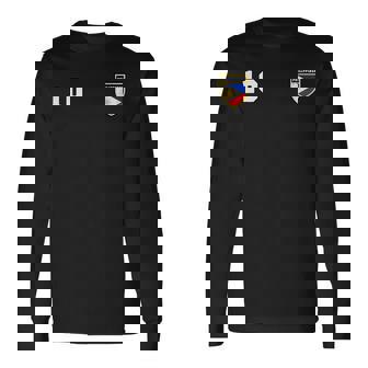 Philippines Number 10 Soccer Flag Football Filipinos Long Sleeve T-Shirt - Thegiftio