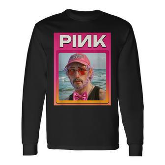 Pink-Krypto-Meme-Token Langarmshirts - Seseable